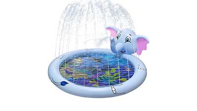 65 inches Elephant Sprinkler Pool for Kids
