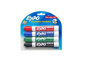 Low Odor Dry Erase Markers