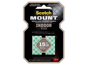 Scotch Indoor Mounting Squares