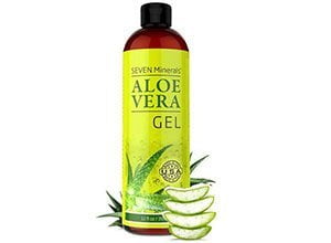 Organic Aloe Vera Gel with 100% Pure Aloe