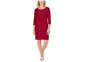 Karen Scott Sport Cotton Hardware Dress