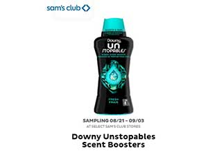 Free Downy Unstopables scent booster 