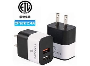 2 Port USB Wall Charger