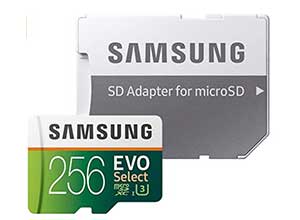 Samsung Electronics EVO Select 256GB microSDXC