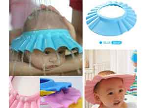 Adjustable Baby Bathing Shower Cap