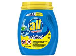 All Mighty Pacs Laundry Detergent 4 In 1 Stainlifter