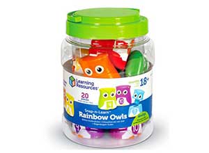 Snap-n-Learn Rainbow Owls