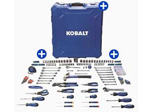 Kobalt 200-Piece Household Tool Set with Case