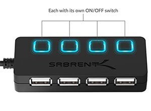 Sabrent 4-Port USB 2.0 Hub