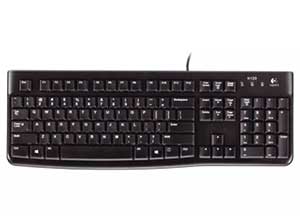 Logitech K120 Ergonomic Desktop USB Keyboard