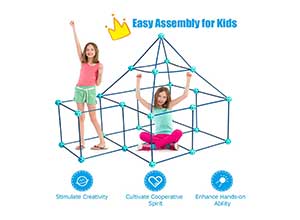 Kids Crazy Construction Fort Building Kit