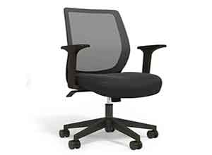 Essentials Mesh Back Fabric Task Chair