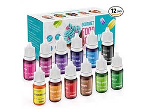 Cake Food Coloring Set 12 colors