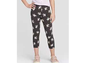 Girls Unicorn Capri Leggings