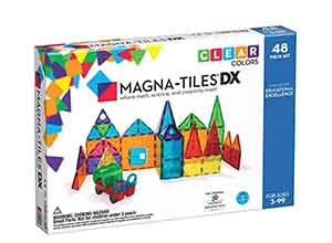 Magna Tiles 48 Piece Clear Colors DELUXE Set