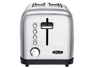 Bella Classics 2 Slice Wide Slot SS Toaster