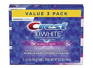 Crest 3D White Toothpaste