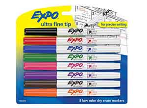 EXPO 1884309 Low-Odor Dry Erase Markers