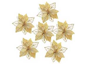 Christmas Tree Ornaments Artificial Flowers