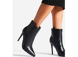 Spice Up Your Life Lug Sole Stiletto Bootie