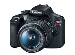 Canon EOS Rebel T7 DSLR Camera with lens