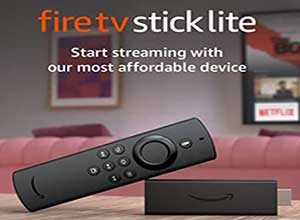 Fire TV Stick Lite with Alexa Voice Remote