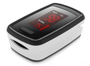 Fingertip Blood Oxygen Pulse Rate Monitor