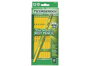 Unsharpened 2 HB TICONDEROGA Pencils