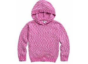 DKNY Youth Chenille Hooded Sweater