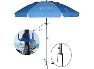 AMMSUN 6.5ft Patio Outdoor Umbrella