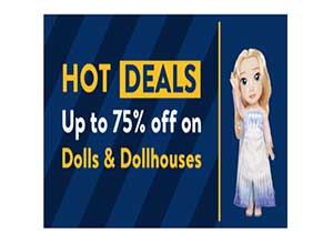 Up To 75% off on Hot Doll & Dollhouses