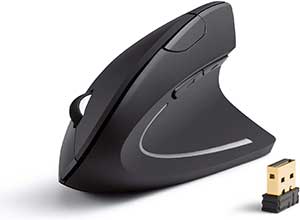 Wireless Vertical Ergonomic Optical Mouse