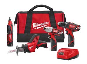 M12 Lithium-Ion Cordless Combo Tool Kit