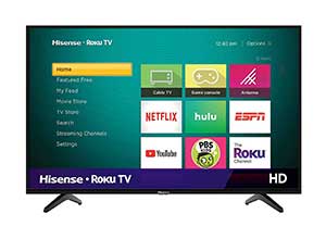 Hisense 32Inch Class H4 Series LED Roku Smart TV