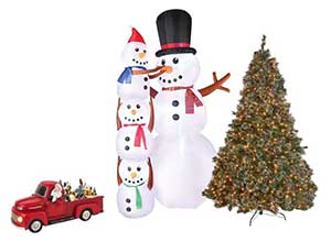 Save 20%-50% on a huge variety of holiday decorations