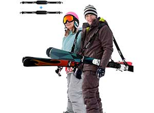 Ski Straps and Pole Carrier 2 Pack