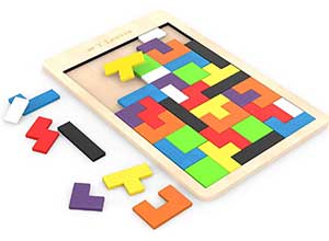 T Leaves Fun Colorful Wooden Puzzles Toys