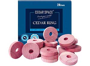 Natural Aromatic Cedar Protection Rings