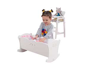 KidKraft Tiffany Bow Lil Doll Cradle