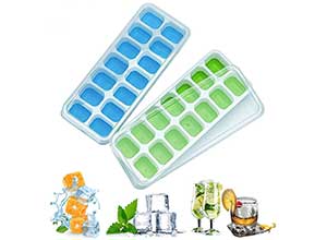 Silicone Ice Cube Tray with Lid