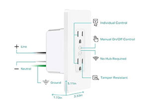 Kasa Smart KP200 Plug by TP Link