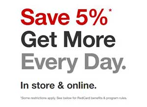 Save 5% With Target Redcard