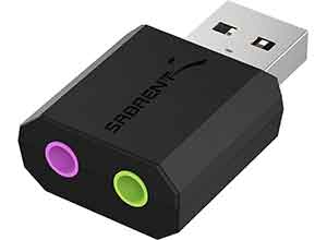 USB External Stereo Sound Adapter