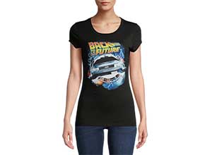 Juniors Delorean Short Sleeve T Shirt