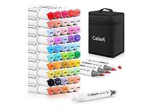 51 Colors Dual Tip Artist Brush Chisel Sketch Pens