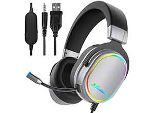 3.5mm wired Over-ear Stereo Gaming Headset