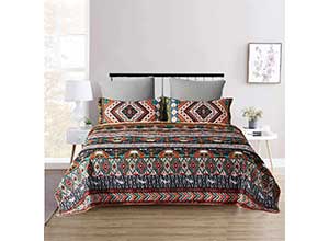 Boho Quilt Set Twin Size 2-Piece