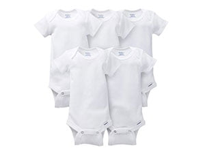 Gerber Baby 5 Pack Solid Onesies Bodysuits