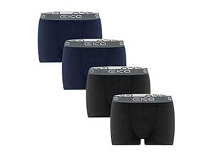 EKQ Mens Boxers Trunks Underwear 4 Pack