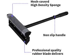 Windshield Squeegee Cleaning and Window Tool